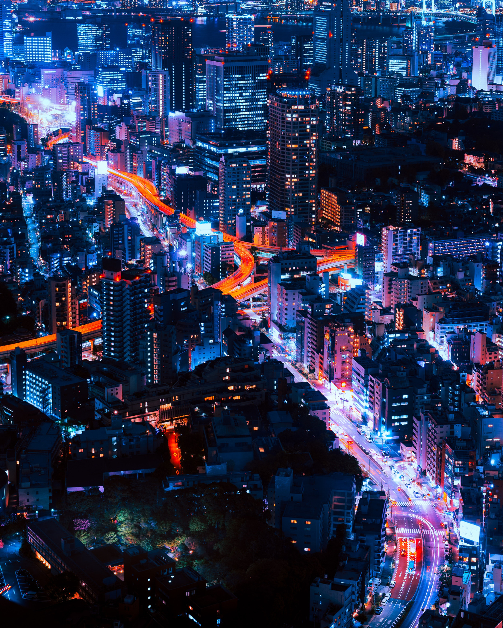 Neon City Light View